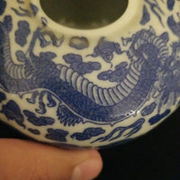 Antique Chinese Blue and White Porcelain Small Bowl