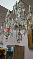 Antique 19TH CENTURY 12 LIGHT CHANDELIER