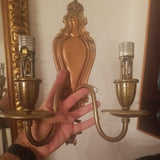 Pair of Antique E.F. Caldwell Copper Sconces