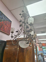 Antique 19th Century Bronze French 3 Light Chandelier