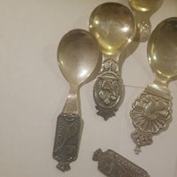 Set Of 14 Sterling Silver Assorted Antique Scandinavian Spoons