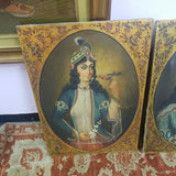 pair of signed antique oil paintings by Shifte