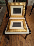 Pair Of Vintage Gilt Gold Leaf Picture Frames  13.5" X 11.5" #9708