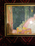 Pair Of Signed Framed French Themed Paintings