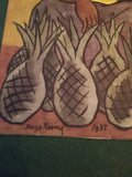Vintage Diego Rivera 1935 Print Signed On Back #9508