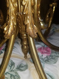 Large Vintage Gilt Bronze French Chandelier