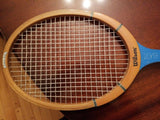 Wilson Chris Evert Wood tennis racket - Diamonds Sapphires Rubies Emeralds