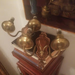 Pair of Antique E.F. Caldwell Copper Sconces