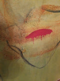 Mid century Modern Important Abstract Painting As Found #912008