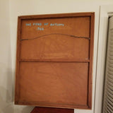 Mid Century Modern Abstract Painting Signed Titled