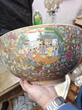 Vintage Chinese Bowl Perfect Condition About 16" Diameter