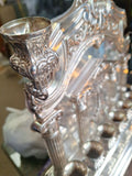 Sterling Silver Hazofrim Made In Israel Menorah 1.77 KG Signed