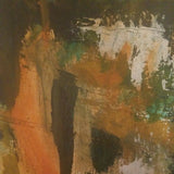 Colorful Mid century Modern Abstract painting Signed