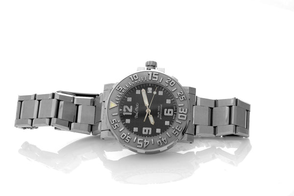 Paul Picot 4020/BC 2227 SUB 300 Professional Automatic Swiss Diving Watch - Diamonds Sapphires Rubies Emeralds