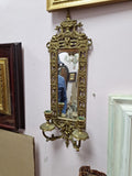 Antique Brass Mirror Hand Made