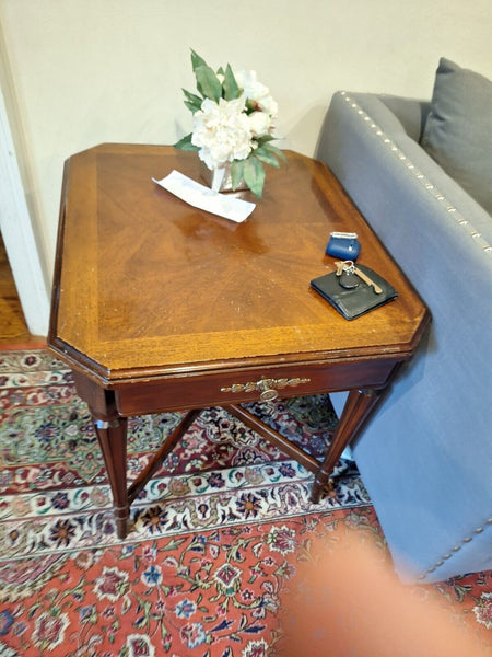 Pair Of Wooden End/Side Tables