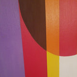 Mid century Modern Abstract painting Colors
