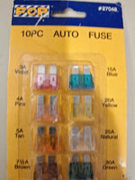 10 pc Assorted Auto Fuse FCP #27048