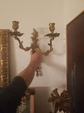 Pair Of Antique Louis XV Gilt Bronze Sconces Linke Quality