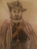 Antique Maharaja Noble Drawing Painting Collection