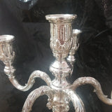 Silver Candleabra Six Candle