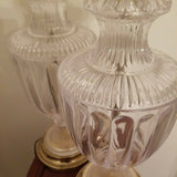 Pair of Baccarat 1960's Lamps