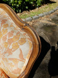 Vintage Regency Caned Fauteuil Designer Chair