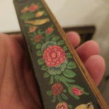 Vintage Asian Lacquer Hand Painted Pen Box