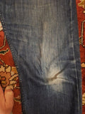 Levis 502 Jeans Blue 32 X 30 RIGHT BACK POCKET DAMAGED BY CELL PHONE!