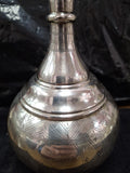 Antique Siver European Vase Or Wine Bottle 10.75" Tall 840 Silver 400 Grams