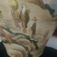 Antique Asian Porcelain Signed Satsuma  Museum Quality