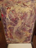 Mid century Modern Double sided  Abstract expressionist Painting