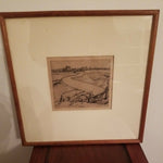 Rare Antique Signed Etching by Robert Sargent Austin, British, "Highbridge"