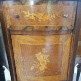 Wooden Irregularly Shaped Wooden  Commode
