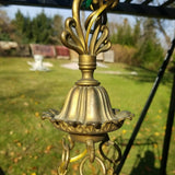 Antique French Bronze Chandelier