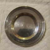 Set Of 6 Sterling Silver Small Plates