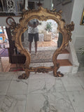 Large 18th Century Italian Mirror 56" X 42" #92008