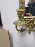 Antique Brass Mirror Hand Made