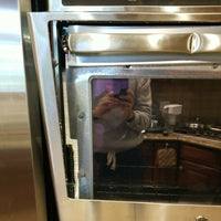 GE Profile 30"  Double Wall Oven Model #:PT9550SFSS FOR PARTS SHATTERED!!!