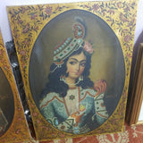 pair of signed antique oil paintings by Shifte