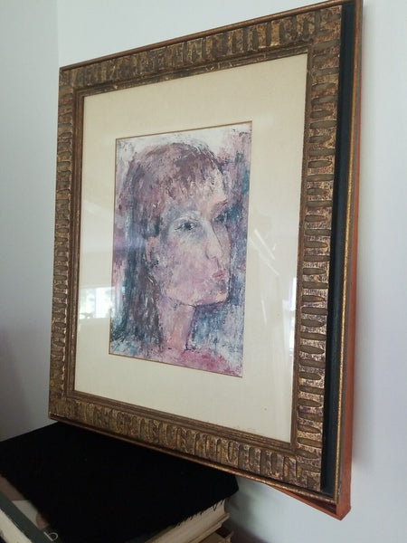 Mid Century Modern Important Art Painting Original