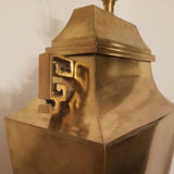 Mid century Modern Hollywood regency Asian Motif Lamp #91258