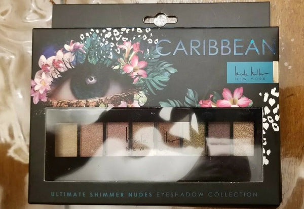 Nicole Miller New York Caribbean ultimate shimmer nudes eyeshadow collection - Diamonds Sapphires Rubies Emeralds