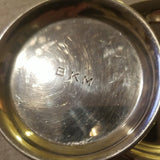 Set Of 6 Sterling Silver Cartier Small Plates