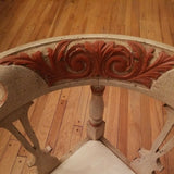 Antique Paint Decorated Italian Corner Chair