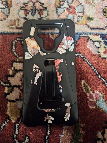 Case For LG G6 BROKEN KICKSTAND!!  FLORAL DESIGN ALMOST COMPLETELY GONE!