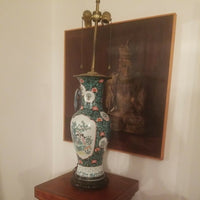 Antique Chinese Porcelain 100 Years Old Lamp