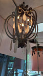 WROUGHT IRON CHANDELIER
