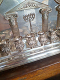 Sterling Silver Hazofrim Made In Israel Menorah 1.77 KG Signed