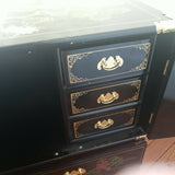 Chinese Black Lacquer Commode